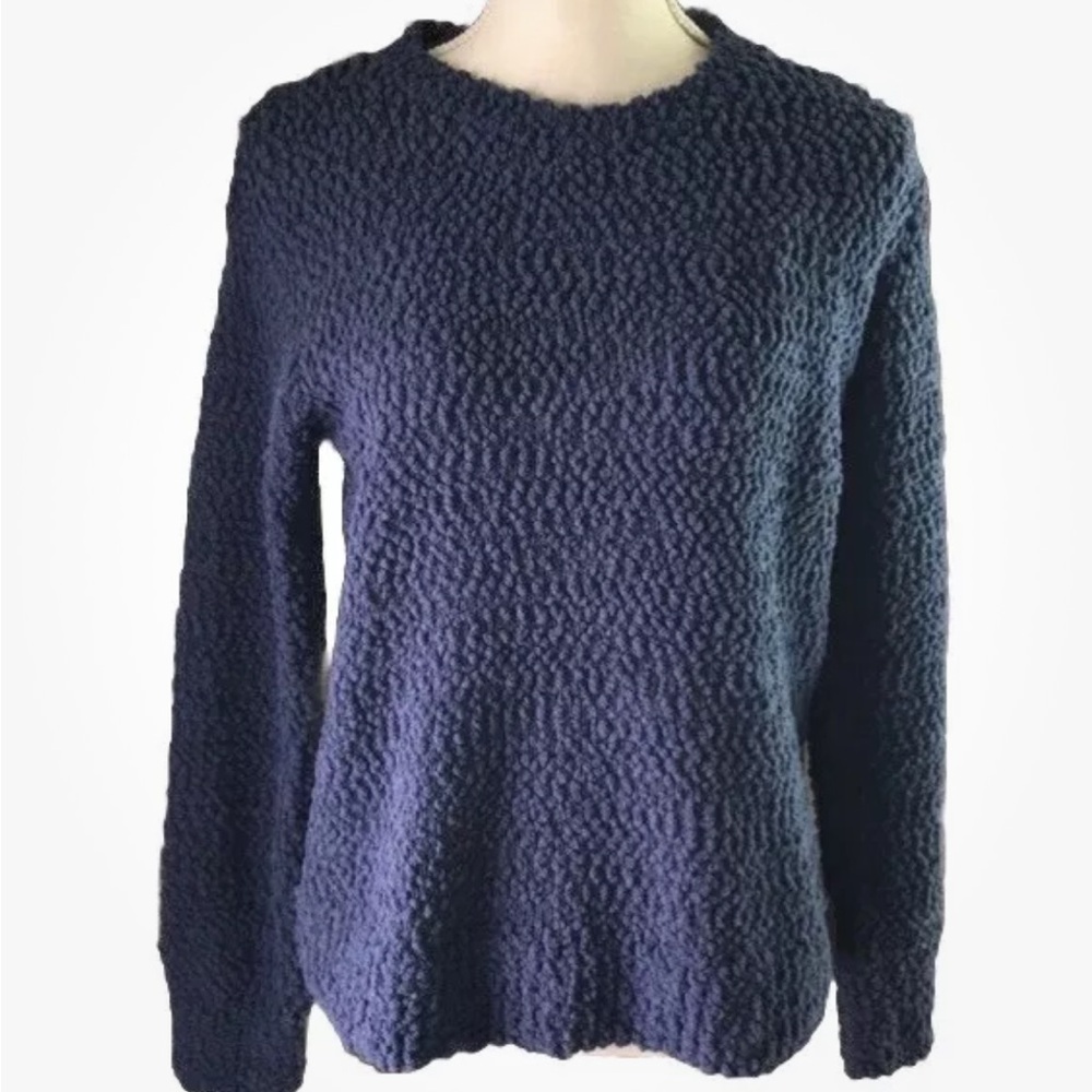 Style & Co Soft and Cozy Long Sleeve Sweater Color Indigo. MP
